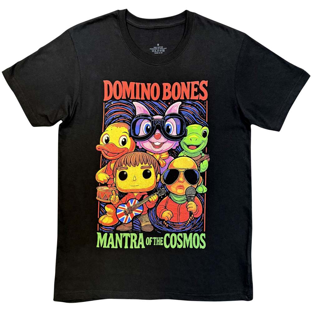 Mantra of the Cosmos - Domino Bones Herren TShirt - Schwarz